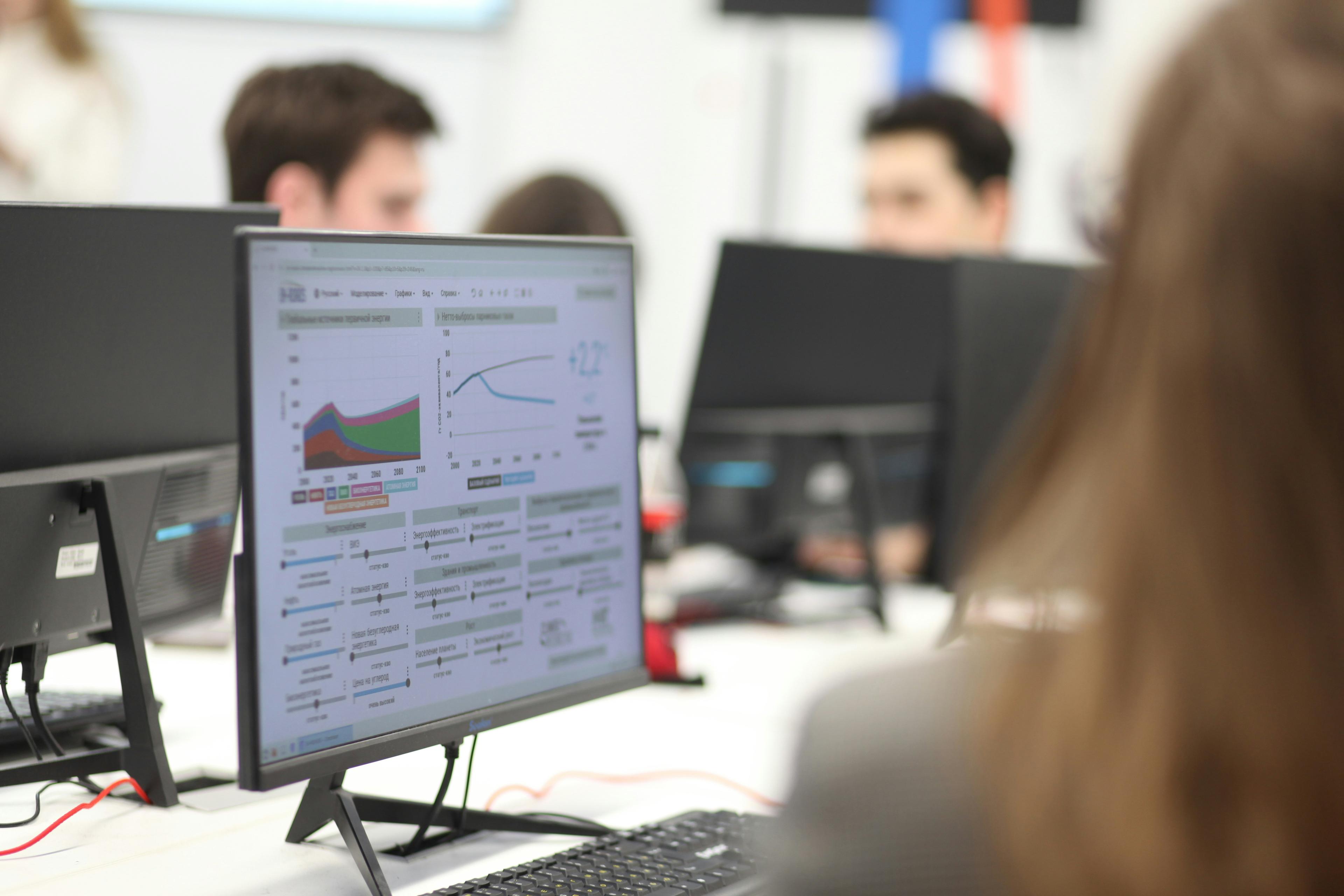 computer charts and graphs